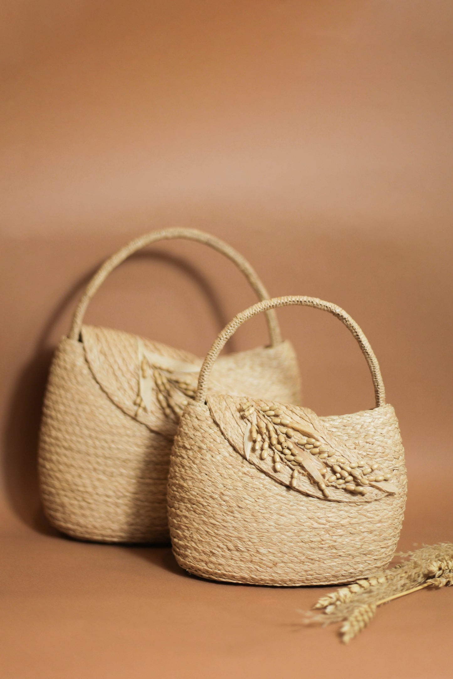 Lubéron Mini raffia bag
