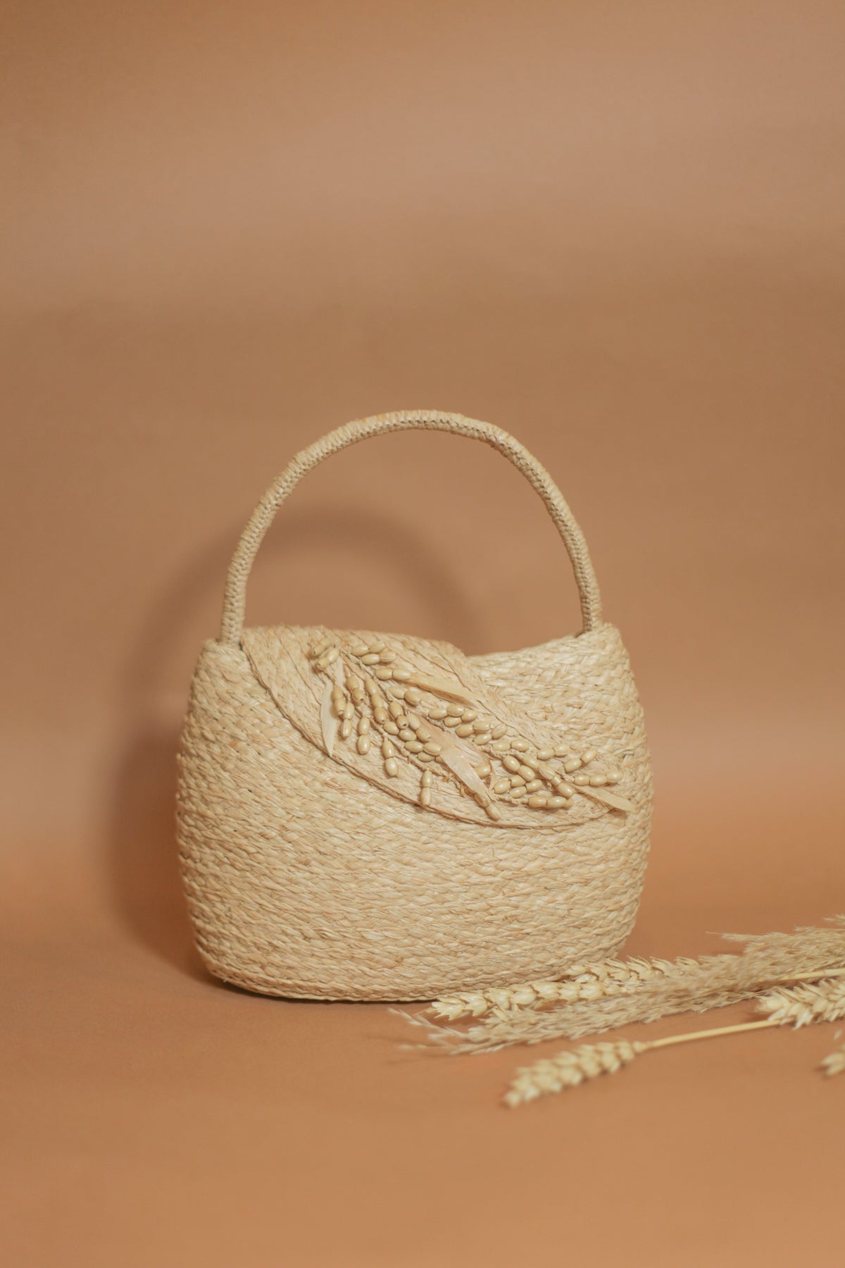 Lubéron Mini raffia bag
