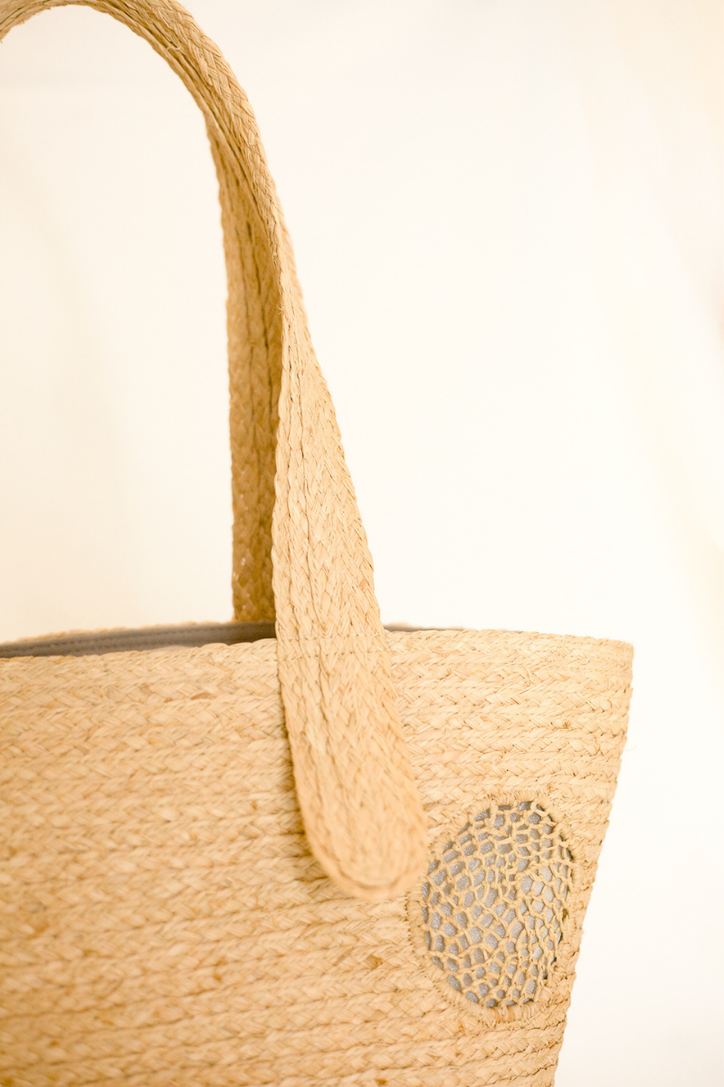Sandra Mini raffia bag