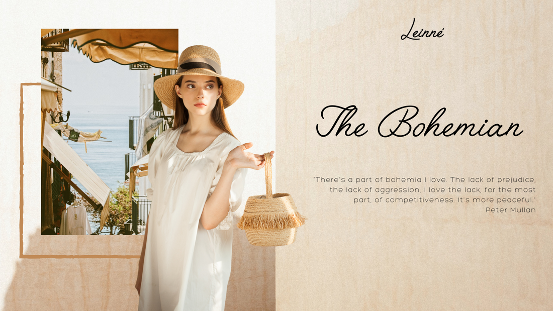 Gift selection The Bohemian with bags and hats from Leinné