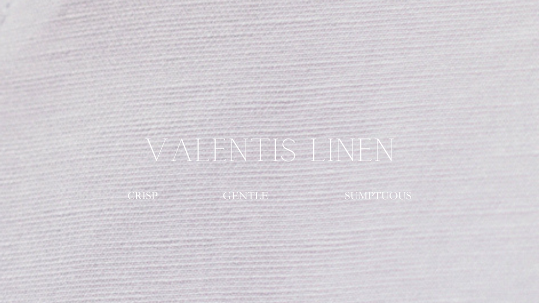 Valentis linen: A Leinné exclusive fabric