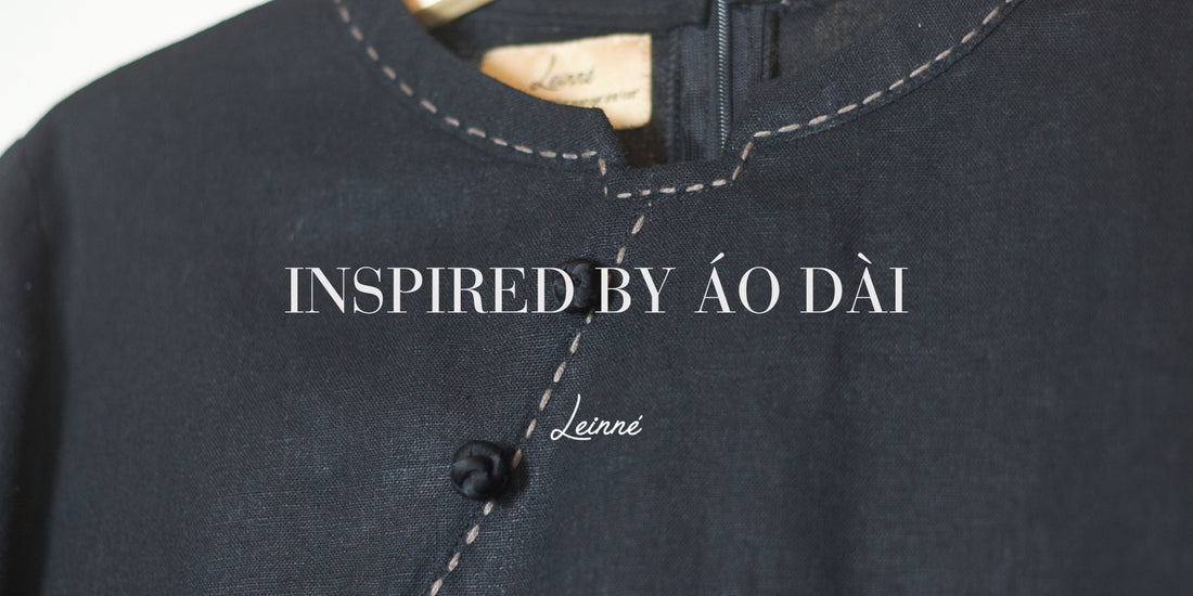 The áo dài-inspired creations