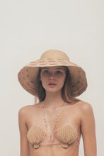 Load image into Gallery viewer, Anne raffia downturn brim colorful hat