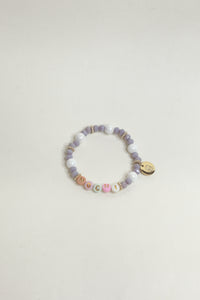 Candy crystal and ceramic personalized bracelet