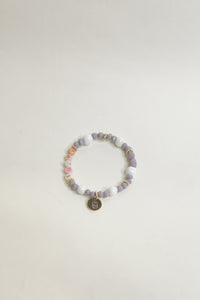 Candy crystal and ceramic personalized bracelet