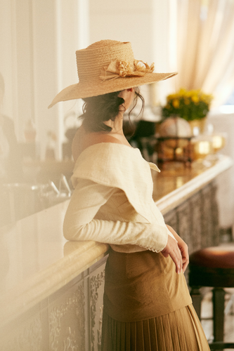 Le Jardin raffia hat