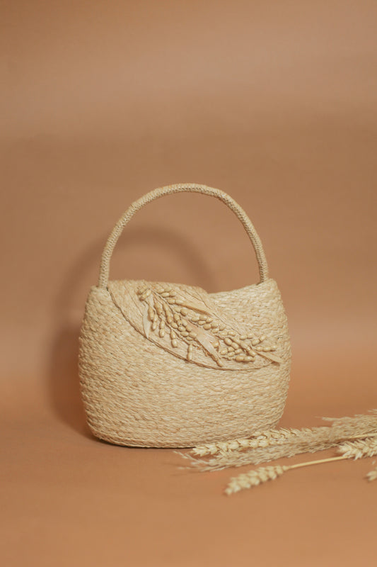 Lubéron Mini raffia bag