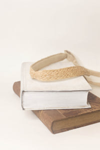 Skinny raffia headband