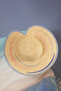 Sunrise raffia hat