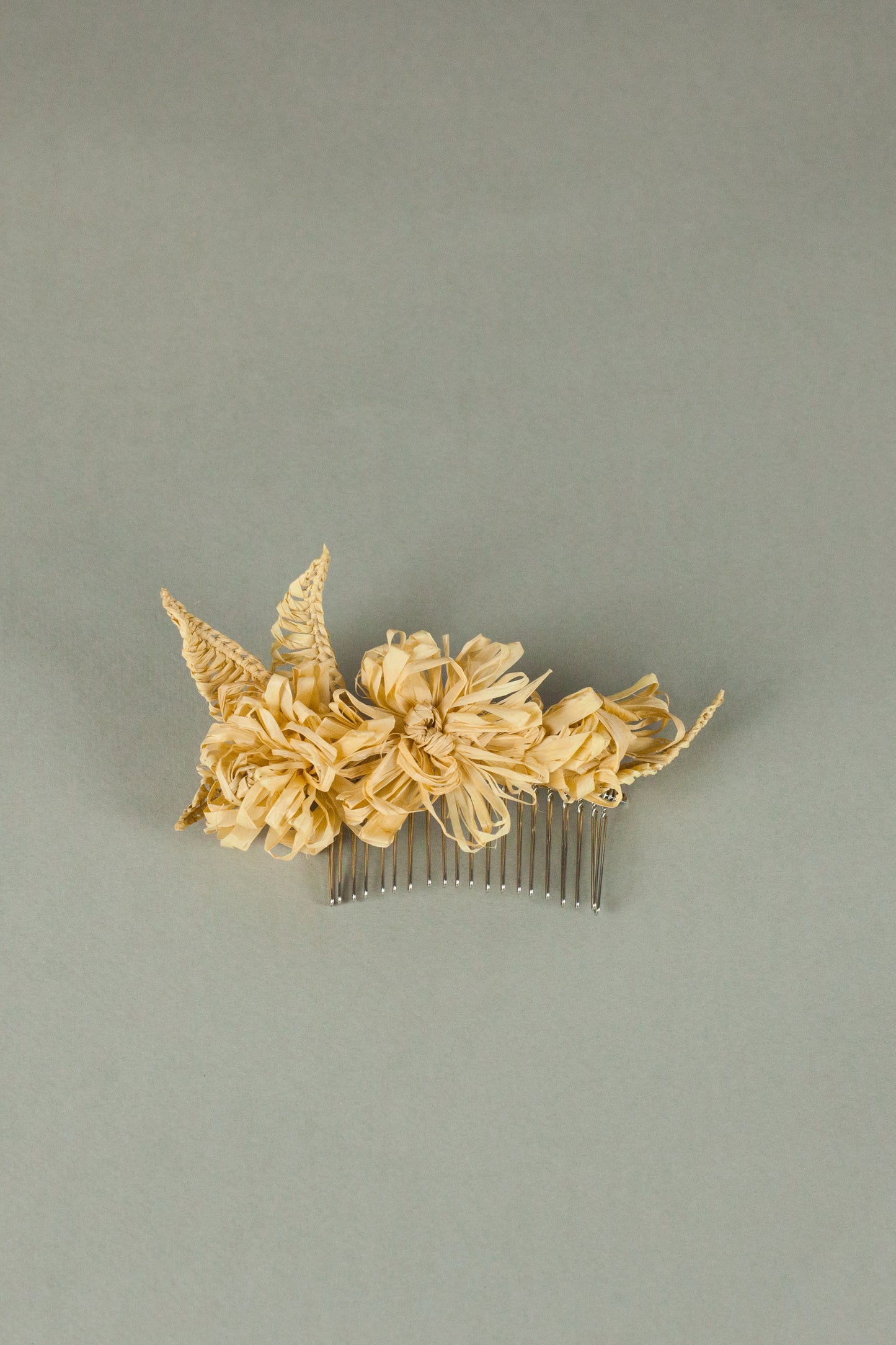 Reflective Pace - Resort 2020, Eco luxury, Amytis hair slide, Raffia