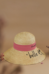 Delice_WOL_Belle Ame, Limited Edition, Raffia hat, Eco luxury