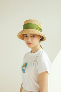 Daisy hat, Sun hat, Jardin D'été, Eco Luxury, Raffia hat