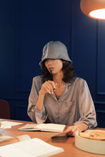 Charger l&#39;image dans la visionneuse de galerie, Lalaland hat, Bucket hat, Reflective Pace - Resort 2020, Eco linen, Eco luxury