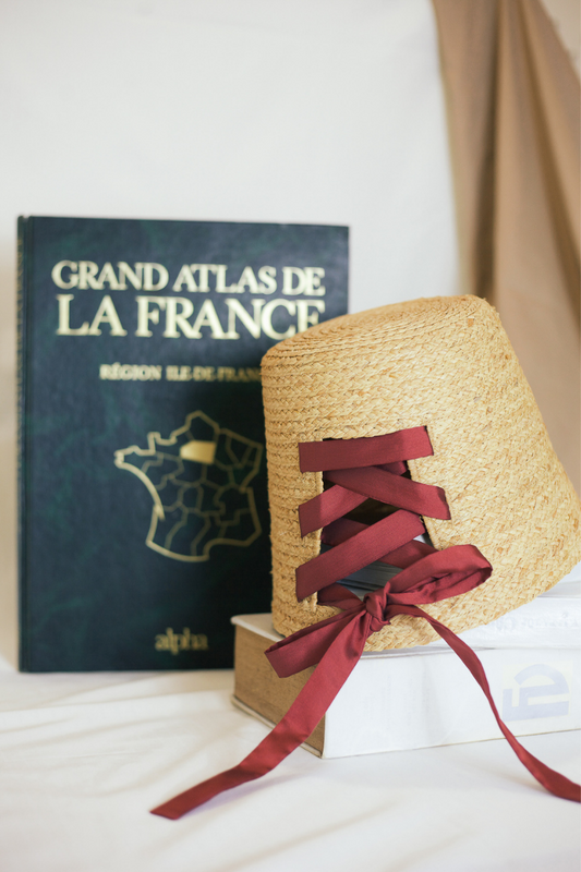 Chapeau de seau à bord raffia