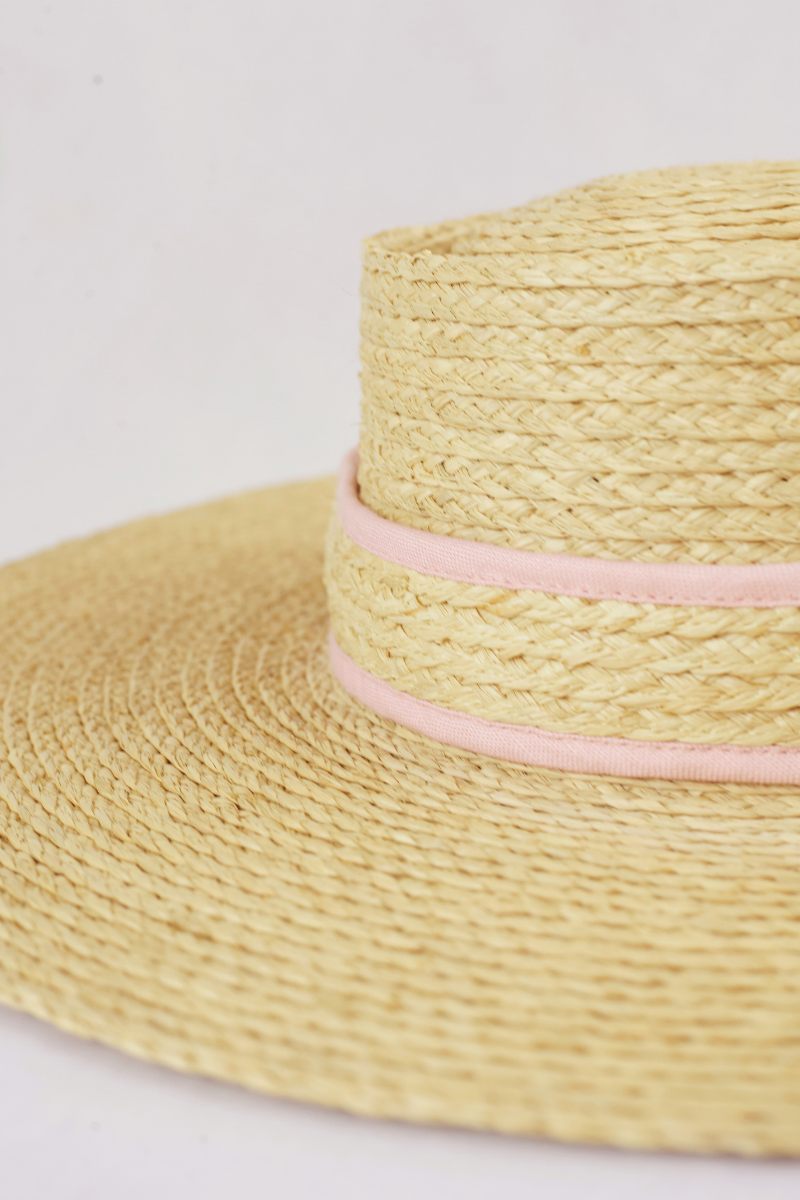 Merlier Coast Classic raffia straw wide brim hat