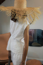Charger l&#39;image dans la visionneuse de galerie, Soleil hat, Sun hat, Reflective Pace - Resort 2020 Raffia hat, Wide brim hat, Eco luxury