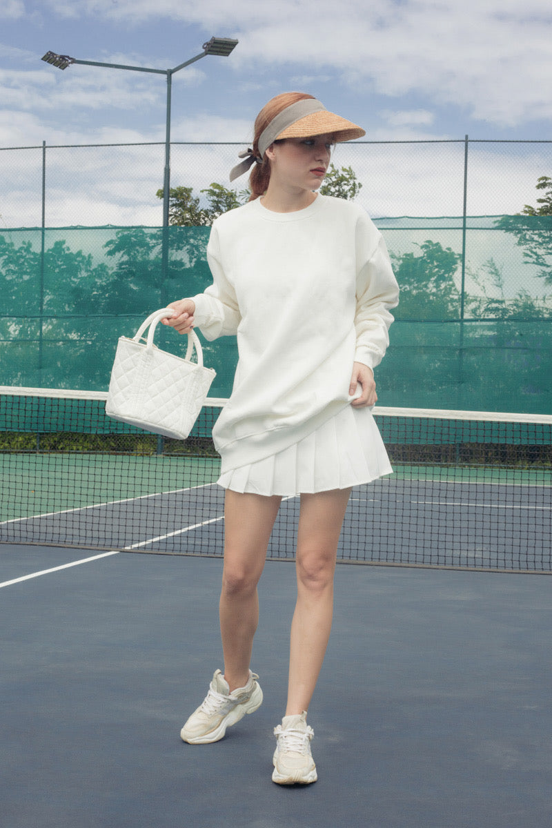 Raffia visor Alex tennis straw cap