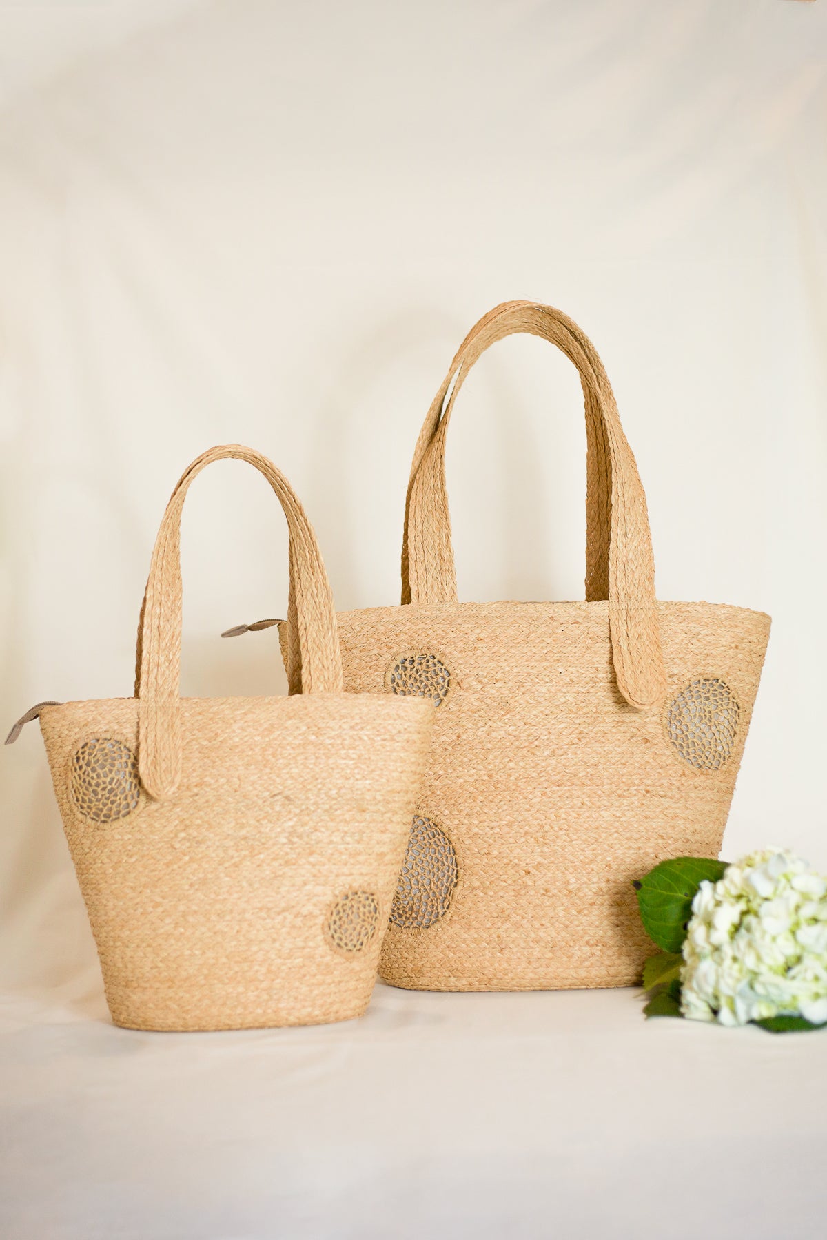 Sandra Classic raffia bag